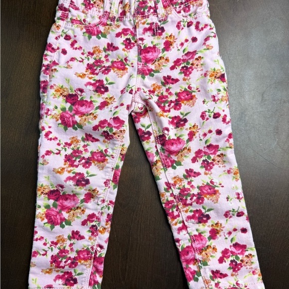 Jordache Other - Jordache Kids Floral Leggings - Pink and Green